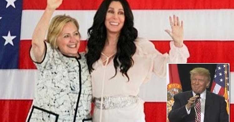 Cher e Hillary Clinton contro il Transgender Military Ban di Trump